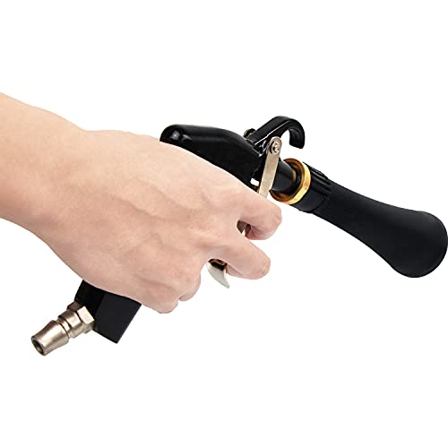 GZ-KJM High Pressure Car Interior Spraying Washing Gun with 2 Set Nozzle Sprayer Connector Air Pulse Car Washing Equipment Tool (Upgrade-Dust blow gun)