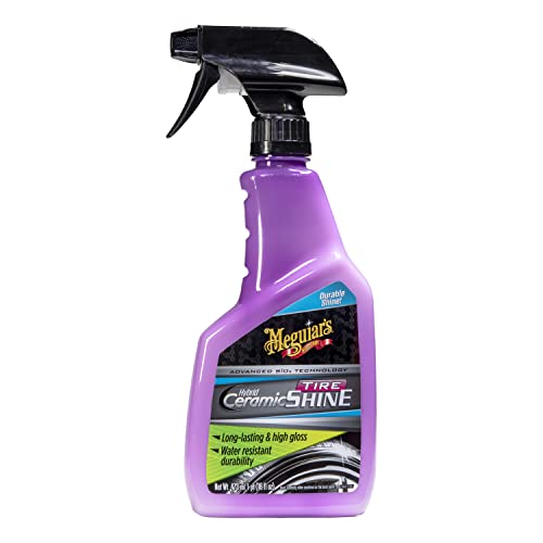 Meguiar's Hybrid Ceramic Tire Shine - Long-Lasting Shine That's Durable & Water-Resistant with Meguiar's Hybrid Ceramic Technology - 16 Oz Spray