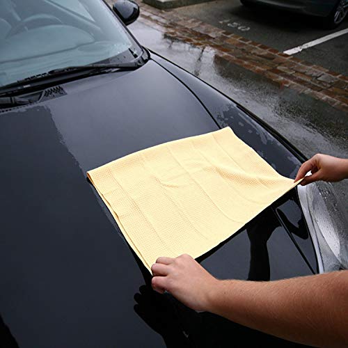 Meguiar's Water Magnet Microfiber Drying Towel - Premium Car Drying Towel That's Super Plush, Water Absorbent & Scratch-Free - 1 Pack, Yellow