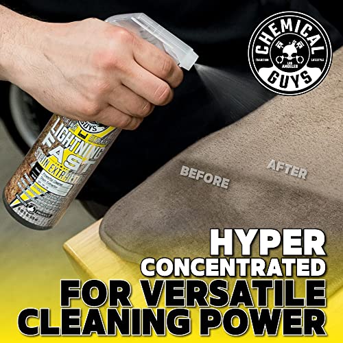 Chemical Guys SPI_191 Lightning Fast Carpet and Upholstery Stain Extractor,(Fabric, Upholstery, & Carpet), Safe for Cars, Home, Office, Furniture & More, 128 fl oz (1 Gallon), Fresh Scent