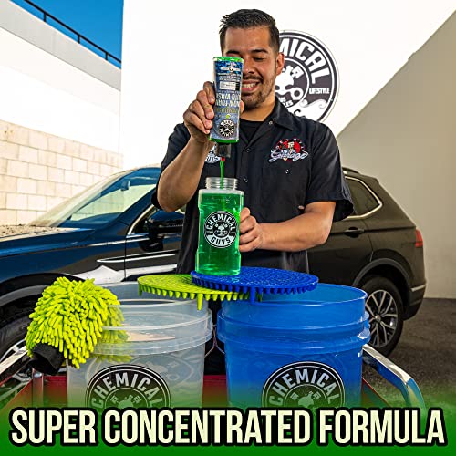 Chemical Guys CWS 110 16 Honeydew Snow Foam Car Wash Soap (Works with Foam Cannons, Foam Guns or Bucket Washes) Safe for Cars, Trucks, Motorcycles, RVs & More, 16 fl oz, Honeydew Scent