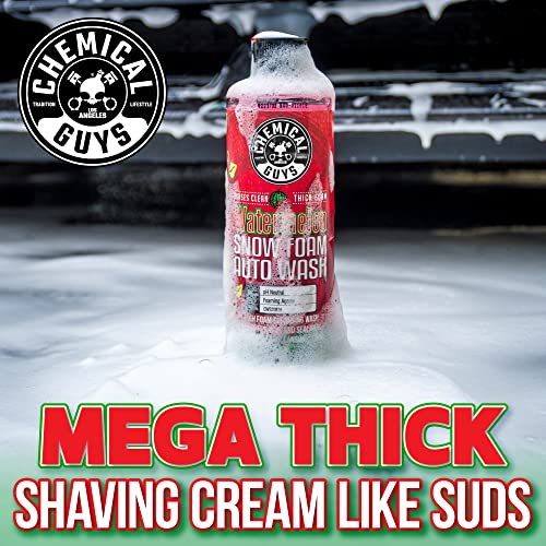 Chemical Guys CWS208 Watermelon Snow Foam Car Wash Soap (Works with Foam Cannons / Guns or Bucket Washes) Safe for Trucks, Motorcycles, RVs & More, 128 fl oz (1 Gallon), Watermelon Scent