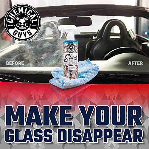 Chemical Guys CLD30016 Streak Free Glass & Window Cleaner (Works on Glass, Windows, Mirrors, Navigation Screens & More; Car, Truck, SUV and Home Use), Ammonia Free & Safe on Tinted Windows, 16 fl oz