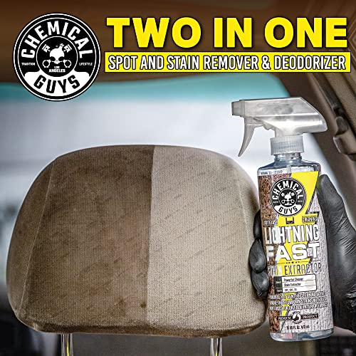 Chemical Guys SPI_191 Lightning Fast Carpet and Upholstery Stain Extractor,(Fabric, Upholstery, & Carpet), Safe for Cars, Home, Office, Furniture & More, 128 fl oz (1 Gallon), Fresh Scent
