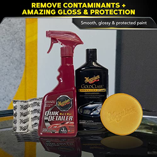 Meguiar's Complete Car Care Kit - The Ultimate Car Detailing Kit for a Showroom Shine - Includes Products for Cleaning and Detailing for the Interior and Exterior of your Car or Truck