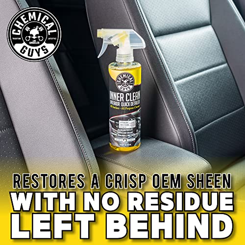 Chemical Guys SPI_663_16 InnerClean Quick Detailer with Pineapple Scent, High Performance Interior and Dashboard Cleaner, Dust Repellent, Easy to Use Non Greasy Formula, 16 fl oz