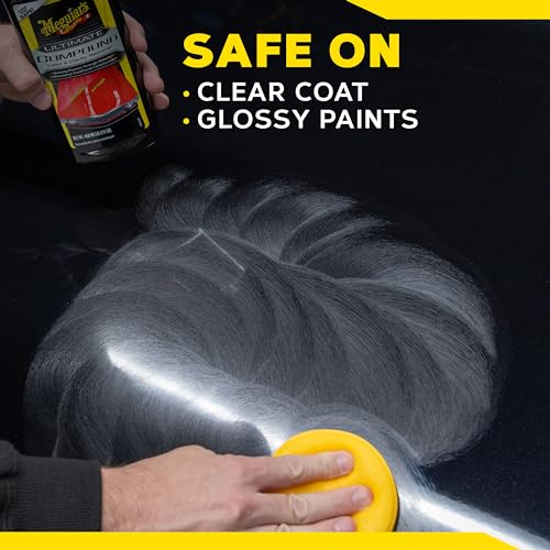 Meguiar's Ultimate Compound, 15.2 Oz - Remove Scratches, Swirl Marks and Oxidation While you Restore Color and Clarity for a Showroom Shine - Safe and Effective on All Glossy Paints and Clear Coats