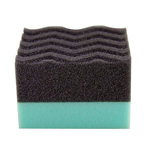 Chemical Guys ACC_300_2 Wonder Wave Durafoam Contoured Large Tire Dressing Applicator Pad, Pack of 2