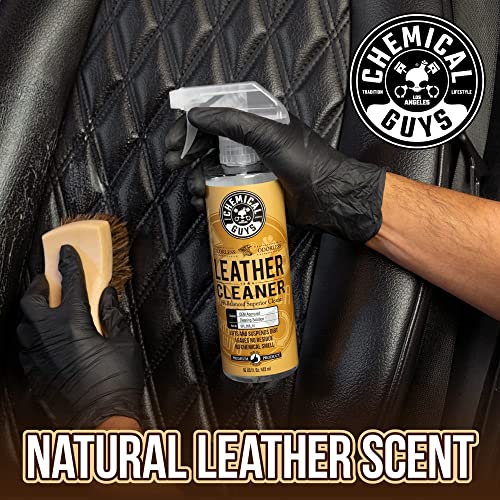Chemical Guys SPI 109 16 Leather Cleaner and Leather Conditioner Kit for Use on Leather Apparel, Furniture, Car Interiors, Shoes, Boots, Bags & More (2 - 16 fl oz Bottles)
