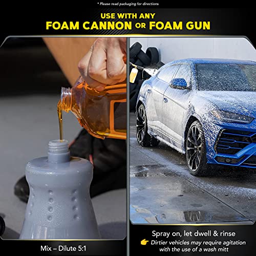 Meguiar's Gold Class Car Wash, Car Wash Foam for Car Cleaning – 64 Oz Container