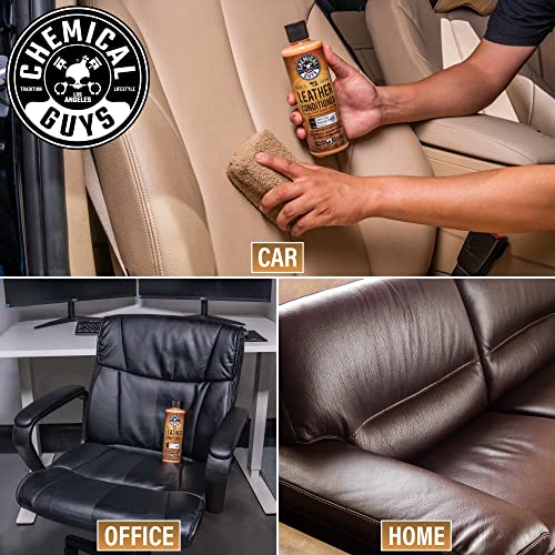Chemical Guys SPI 109 16 Leather Cleaner and Leather Conditioner Kit for Use on Leather Apparel, Furniture, Car Interiors, Shoes, Boots, Bags & More (2 - 16 fl oz Bottles)