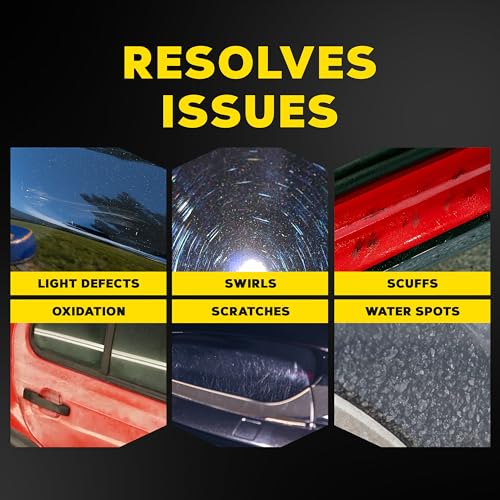 Meguiar's Ultimate Compound, 15.2 Oz - Remove Scratches, Swirl Marks and Oxidation While you Restore Color and Clarity for a Showroom Shine - Safe and Effective on All Glossy Paints and Clear Coats