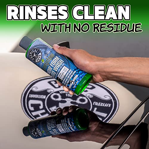 Chemical Guys CWS 110 16 Honeydew Snow Foam Car Wash Soap (Works with Foam Cannons, Foam Guns or Bucket Washes) Safe for Cars, Trucks, Motorcycles, RVs & More, 16 fl oz, Honeydew Scent