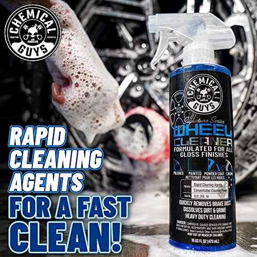 Chemical Guys CLD_203_16 Signature Series Wheel Cleaner, Formated For All Gloss Finishes, Safe for Cars, Trucks, SUVs, Motorcycles, RVs & More 16 fl oz