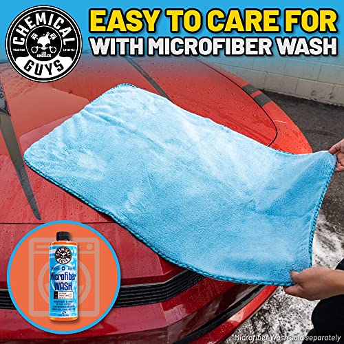 Chemical Guys MIC1996 Woolly Mammoth Microfiber Dryer Towel (36" x 25") Cars,Trucks, SUVs, RVs, Home, Pets, Messes, Blue