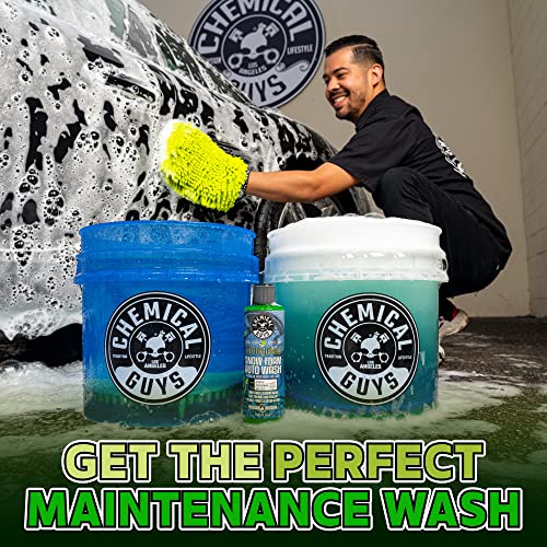 Chemical Guys CWS 110 16 Honeydew Snow Foam Car Wash Soap (Works with Foam Cannons, Foam Guns or Bucket Washes) Safe for Cars, Trucks, Motorcycles, RVs & More, 16 fl oz, Honeydew Scent