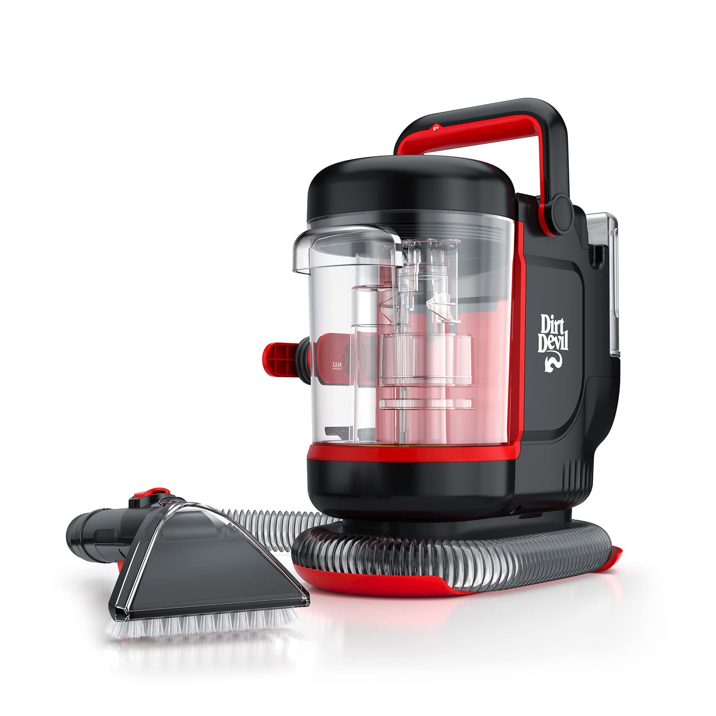 Dirt Devil Portable Spot Compact Carpet Cleaner for Carpet & Upholstery, Powerful Suction with Versatile Tools, Pet Stain Remover, Carpet Shampooer, FD13000, Black