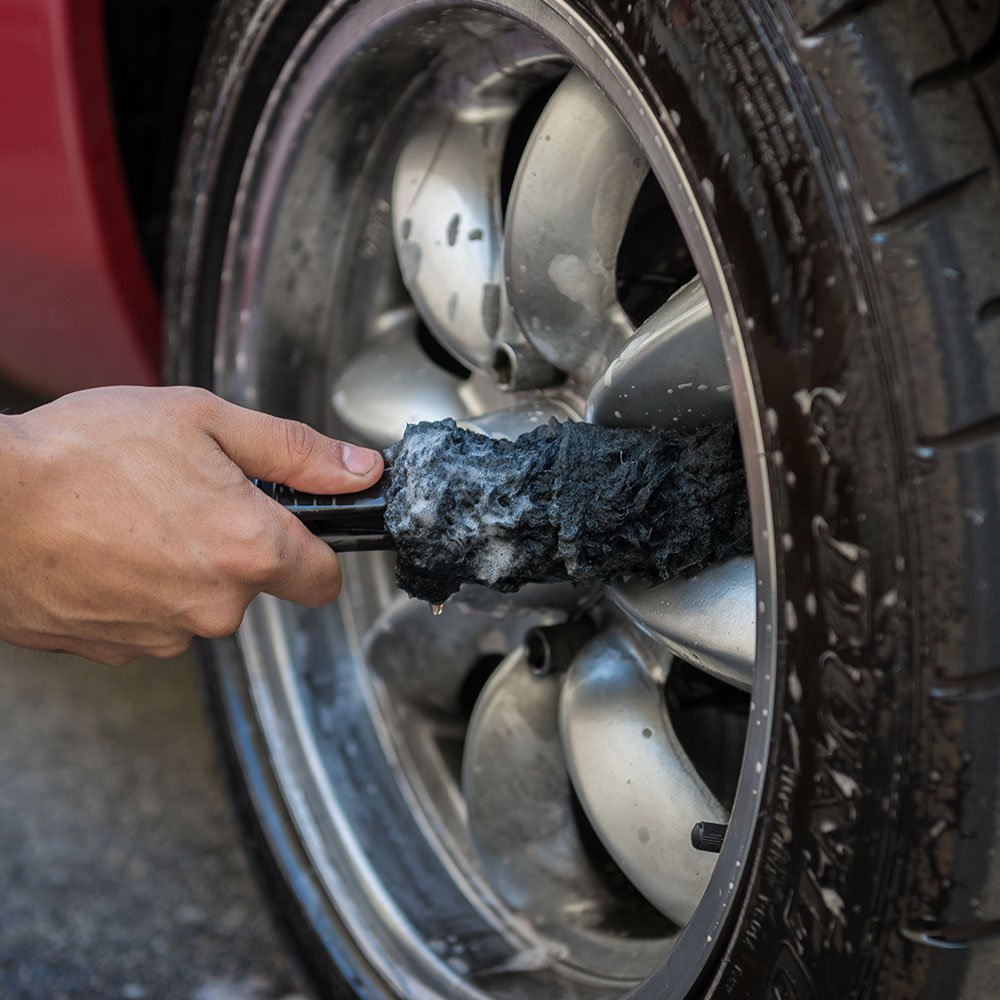 CHEMICAL GUYS Acc_B01 Gerbil Wheel and Rim Brush (Safe for Exhaust, Tires, Rims, Engine Bays, & More)