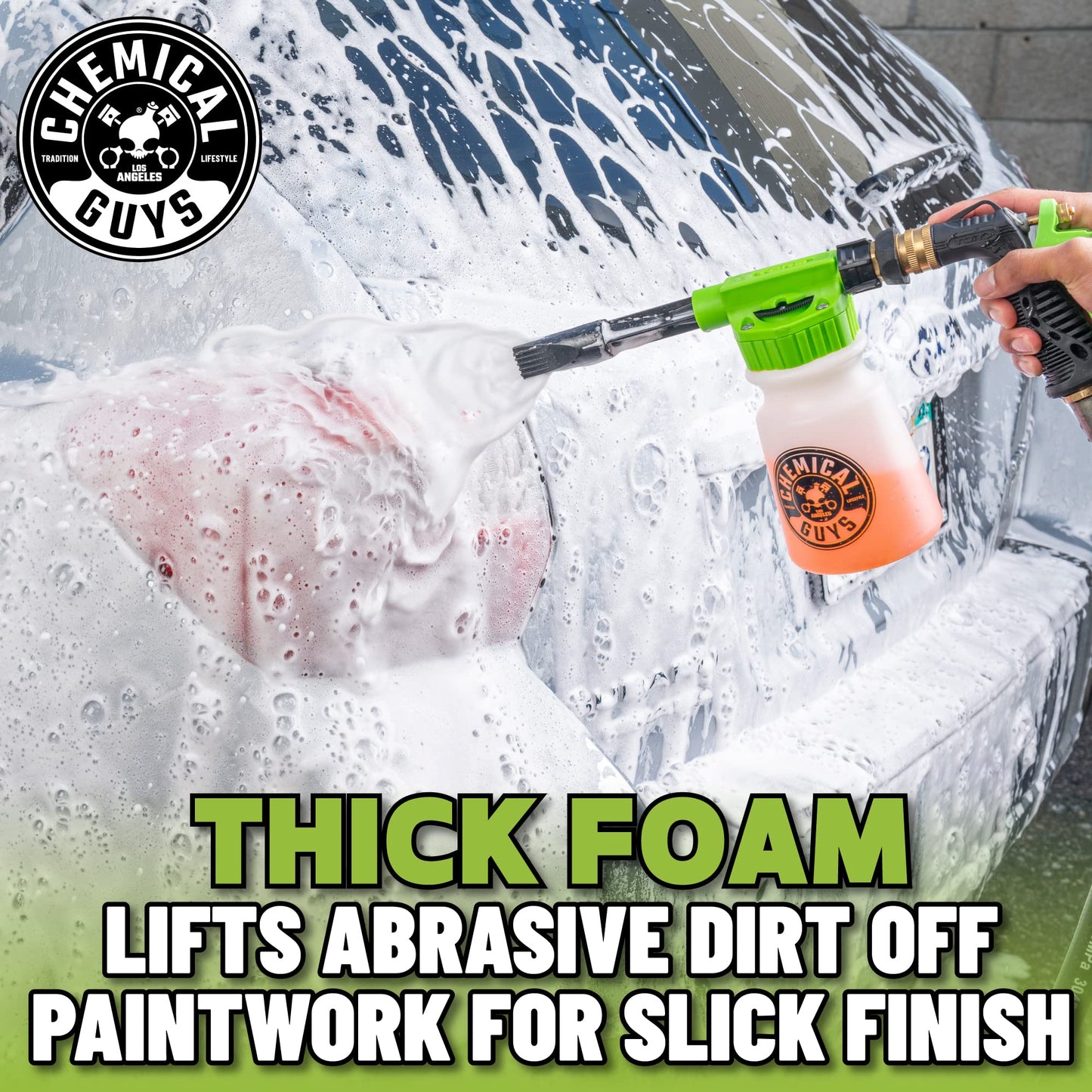 Chemical Guys ACC_326 – TORQ Foam Blaster 6 Foam Wash Gun – The Ultimate Car Wash Foamer that Connects to Any Garden Hose