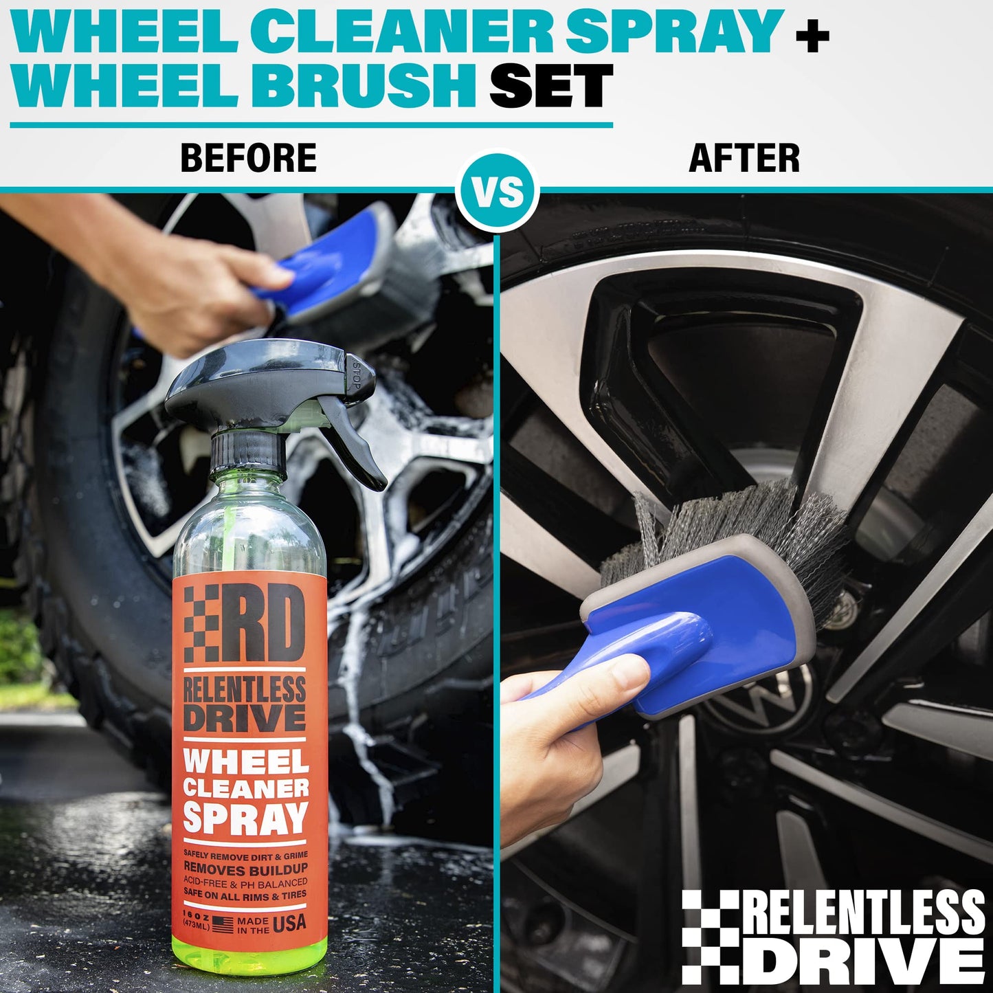 Relentless Drive Deluxe Car Wash Kit - Car Cleaning Kit with Car Wash Foam Gun & 5 Gallon Car Wash Bucket, Car Gifts for Men, Gifts for Car Guys, Complete Car Detailing Kit