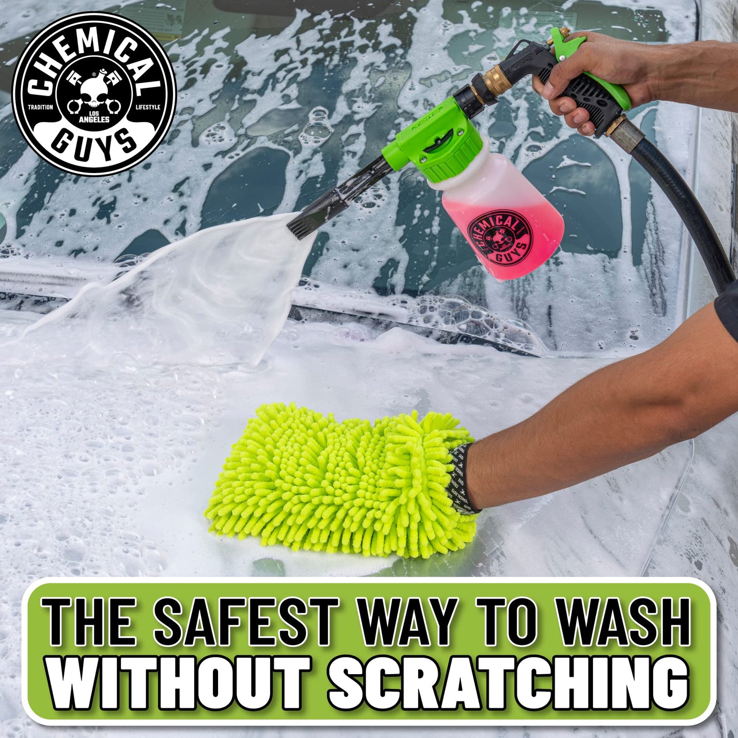 Chemical Guys ACC_326 – TORQ Foam Blaster 6 Foam Wash Gun – The Ultimate Car Wash Foamer that Connects to Any Garden Hose