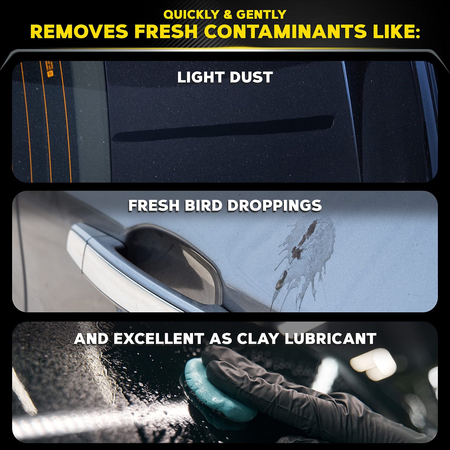 Meguiar's Quik Detailer, Mist & Wipe Car Detailing Spray, Clear Light Contaminants and Boost Shine with a Quick Detailer Spray that Keeps Paint and Wax Looking Like New, 32 oz.