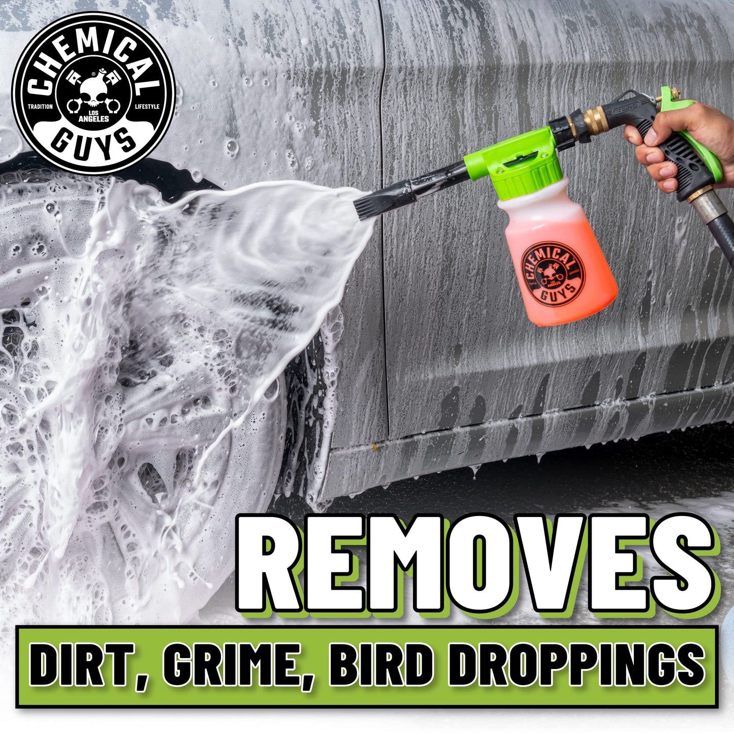 Chemical Guys ACC_326 – TORQ Foam Blaster 6 Foam Wash Gun – The Ultimate Car Wash Foamer that Connects to Any Garden Hose