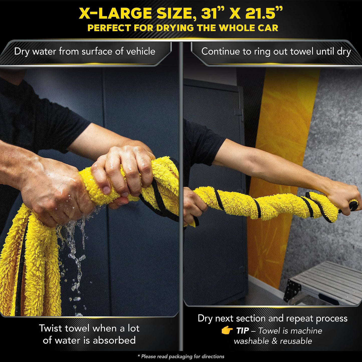 Meguiar's Citrus Blast Wash & Wax Bundle Supreme Shine Drying Towel