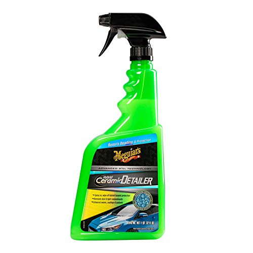 Meguiar's Hybrid Ceramic Detailer, Spray Car Detailer with Advanced SiO2 Hybrid Technology - 32 Oz Spray Bottle