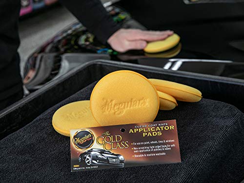 Meguiar's W0004 Supreme Shine 4" Foam Applicator Pads - 4 Pack