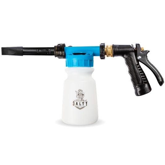 Salty Captain Hose Foam Blaster - Professional Car Wash Foam Gun with Adjustable Foaming Concentration, Scratch-Free Cleaning for Cars, Boats, Jet Skis, RVs, Foam Cannon Connects with All Garden Hoses