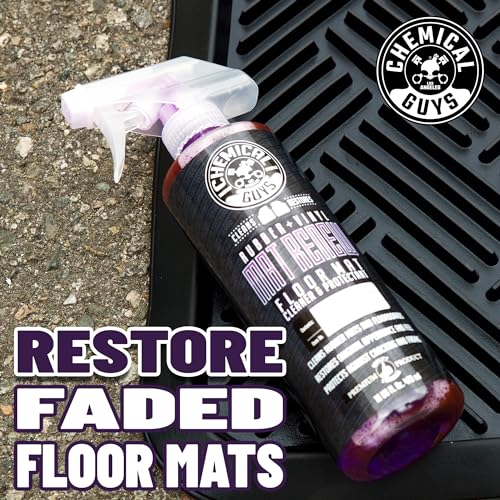 Chemical Guys CLD_700_16 Mat Renew Rubber + Vinyl Floor Mat Cleaner And Protectant, Safe for Cars, Trucks, SUVs, Motorcycles, RVs & More, 16 fl oz