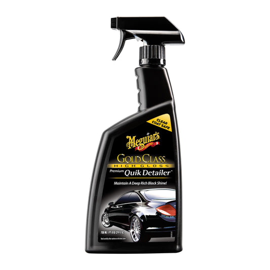 Meguiar's G7624 Gold Class High Gloss Premium Quik Detailer - 24 Oz Spray Bottle