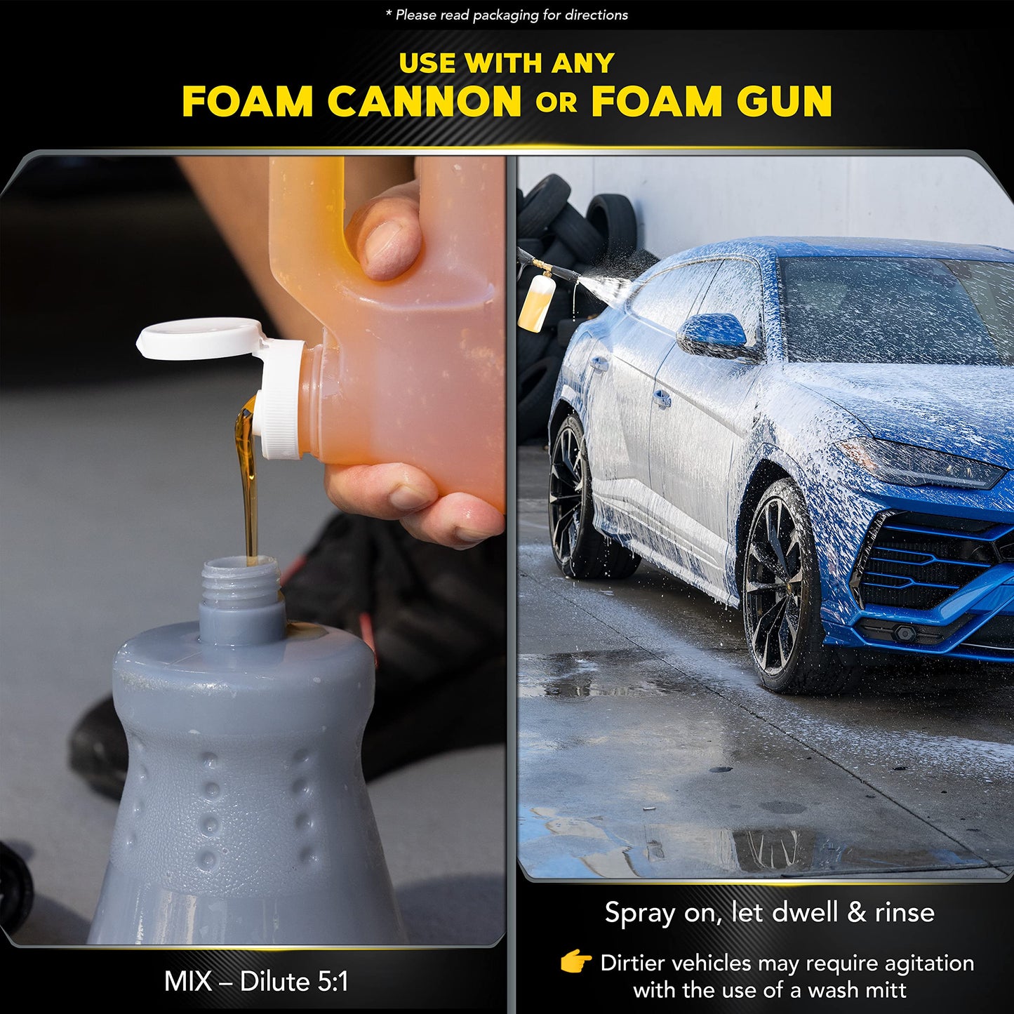 Meguiar's Gold Class Car Wash, Ultra-Rich Car Wash Foam Soap and Conditioner for Car Cleaning, Car Paint Cleaner to Wash and Condition in One Easy Step, 1 Gallon